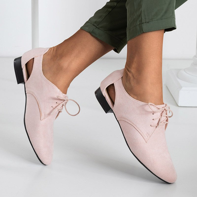 OUTLET Rosa Damenschuhe mit Fairy-Ausschnitten - Schuhe