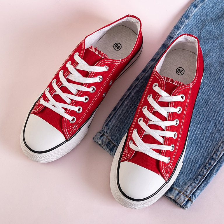 OUTLET Rote Gabrela Damensneaker - Schuhe