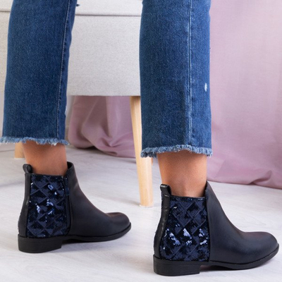 Сині черевики з блискітками Pajetka - Взуття