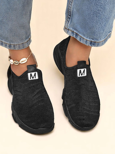 Royalfashion Damen Sport Stoff Slipper Flex Move