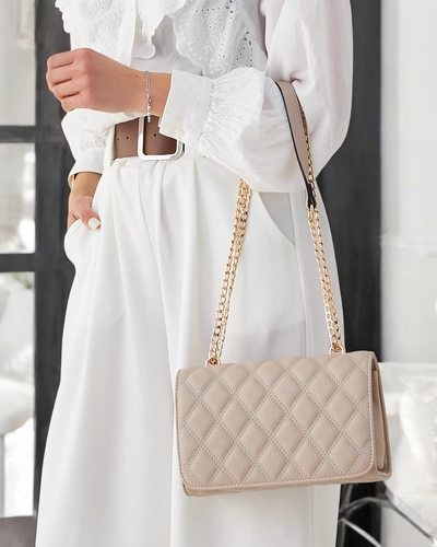 Royalfashion GeQuitete kleine Damenhandtasche aus Eco-Leder