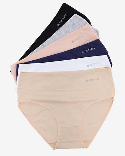Set Damen-Baumwollslips 6 / Pack - Unterwäsche