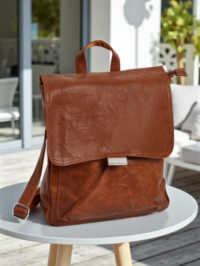 Royalfashion Damenrucksack aus Öko-Leder Klara