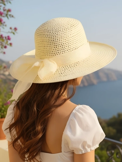 Royalfashion Солом'яний капелюх жіночий Grace Ribbon