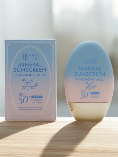 Ushah Sonnencreme mit Hyaluronsäure 50 SPF 60g
