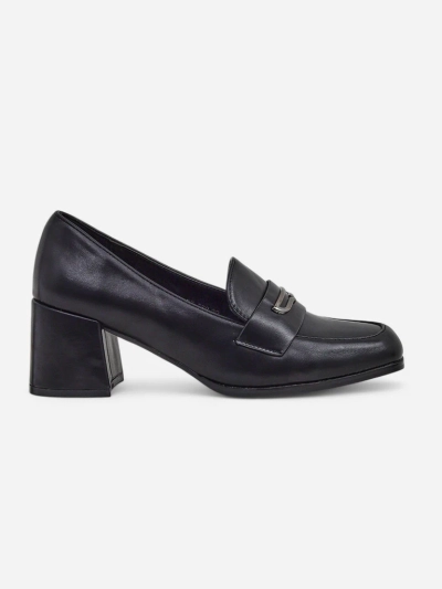 Asolo Elegante Schwarzer Blockabsatz