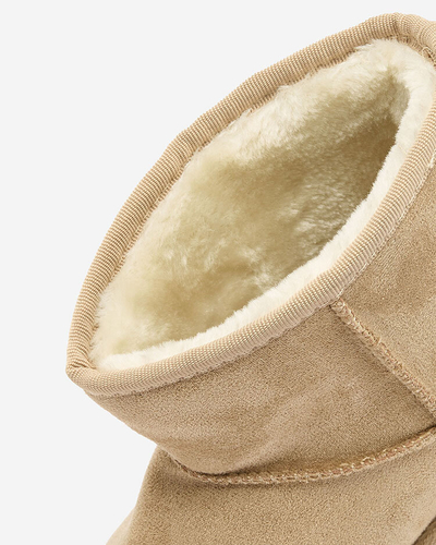 Royalfashion Braune Stiefel a'la Schneestiefel für Damen Nerlea