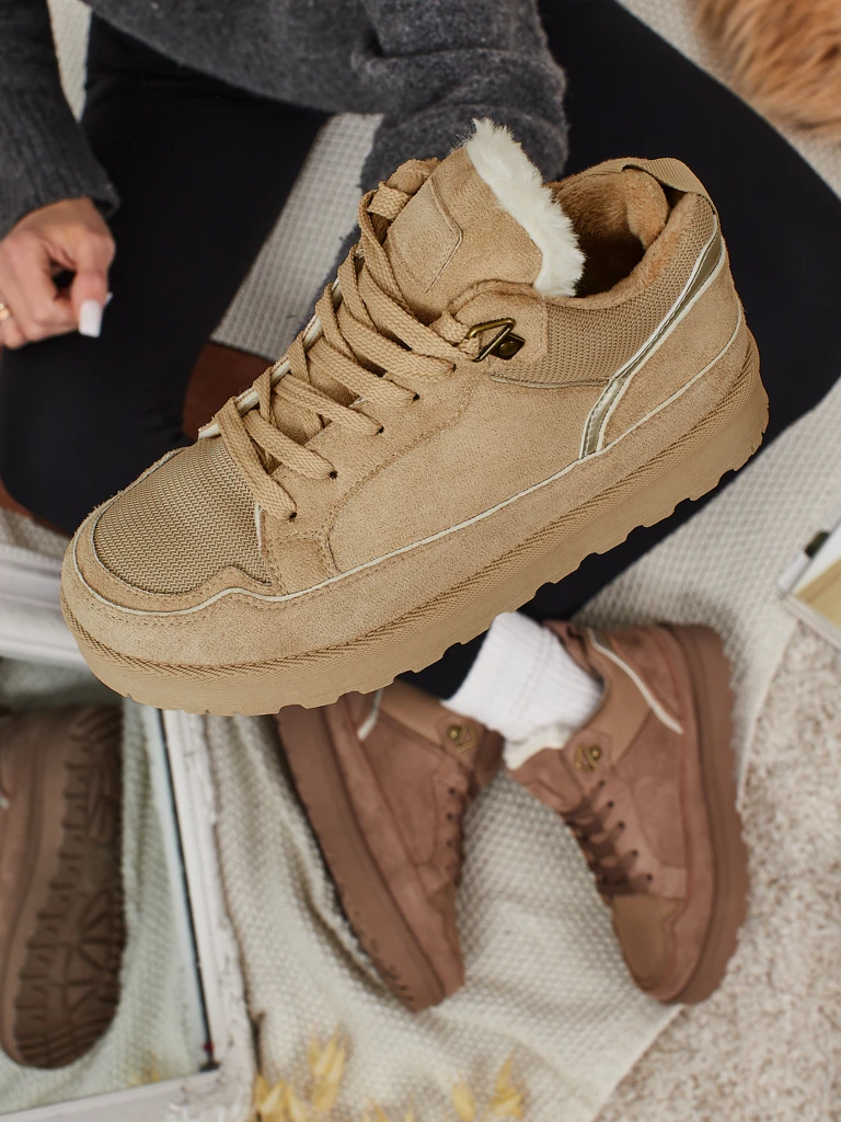 Faylo Damen-Sneakers mit Warmfutter