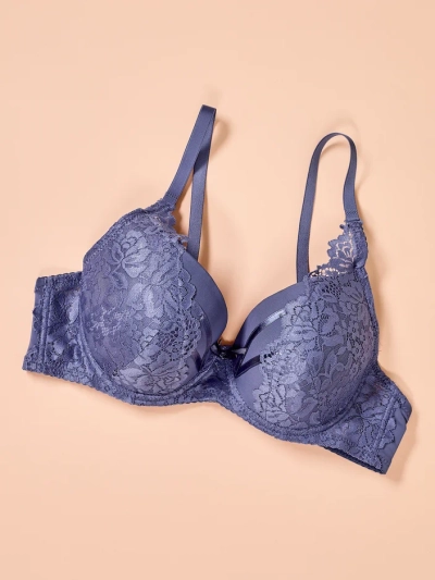 Royalfashion Damen gepolsterter BH mit Spitze