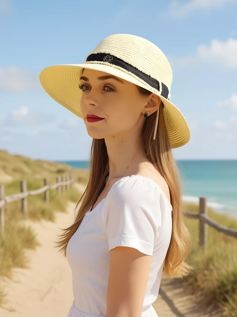 Royalfashion Damen Strohhut Sunny Meadow