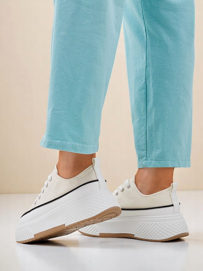 Royalfashion Frauen Plattform-Sneaker Beemes