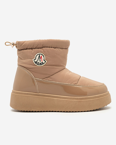 Royalfashion Damen-Schneestiefel in brauner Farbe Ademra