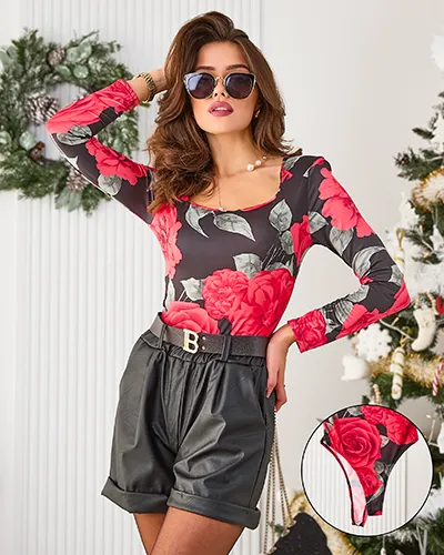 Royalfashion Damenbody mit Druck