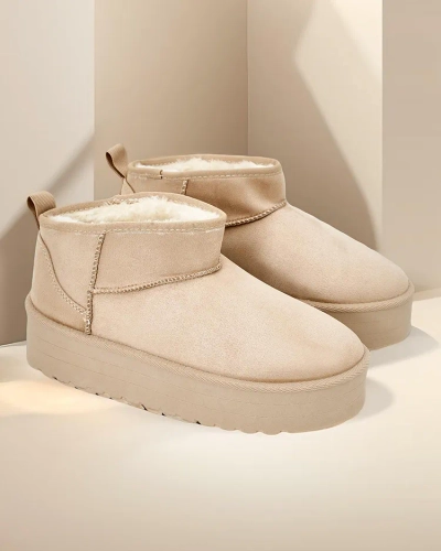 Royalfashion Kurze Damen Schneestiefel Komano