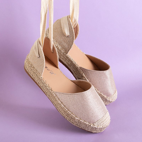 Жіночі еспадрільї з рожевого золота Pribella - Взуття