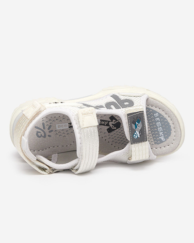 OUTLET Weiße Kindersandalen Doniso - Schuhe
