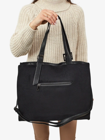 Damen Shopper Handtasche Daverna aus Öko-Wildleder