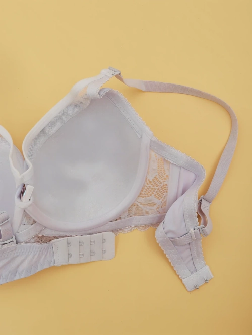 Royalfashion Жіночий бюстгальтер з набивкою і сіткою