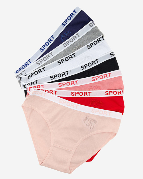 Набір жіночих трусів 7 шт. - Нижня білизна