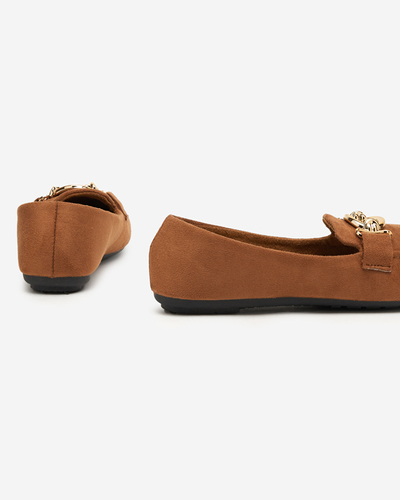 Camel Eco-Wildleder-Loafer Brussi - Footwear