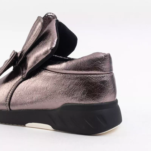 OUTLET Графітове дитяче спортивне взуття з прикрасами Elira - Взуття