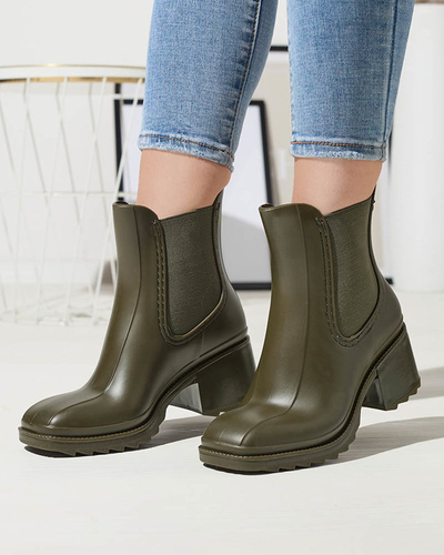 Dunkelgrüne Damenstiefel Caldala- Footwear