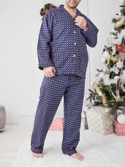 Royalfashion Herrenschlafanzug mit Druck