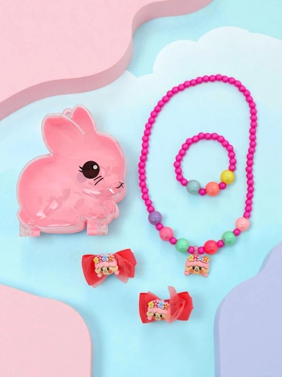Kinderschmuck-Set Bambina Allegra Fuchsia