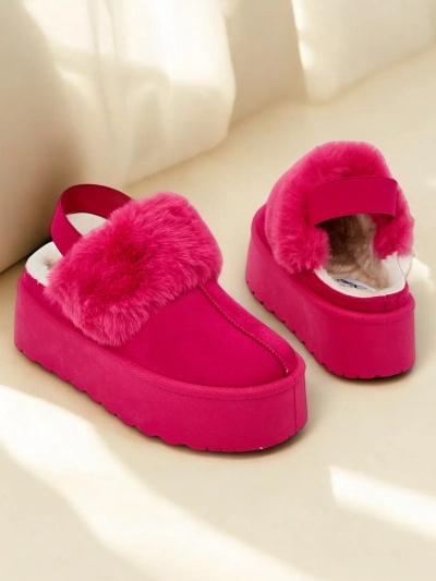 Royalfashion Kurze Schneestiefel ohne Absätze für Frauen Vromix
