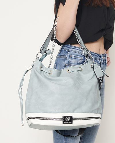 Blaue Damenhandtasche - Accessoires