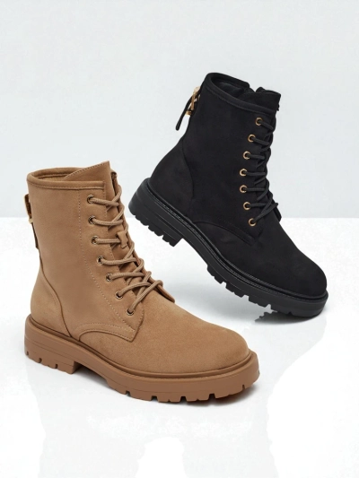 Damen Trapper Stiefeletten Thalira