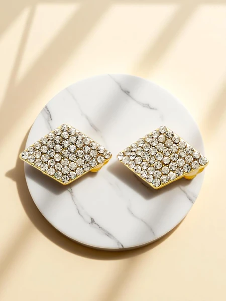 Royalfashion Clip-On Damenohrringe mit Zirkonia