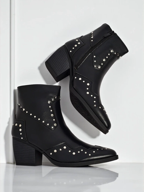 Ковбойки жіночі на підборах з джетами Glaciere