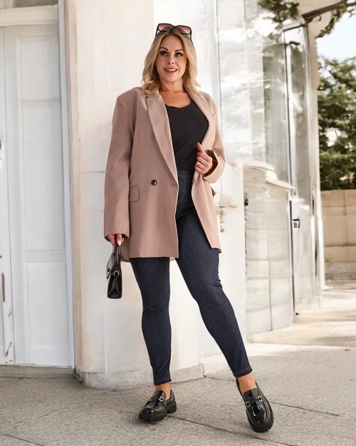 Жіночі штани-треггінси Royalfashion PLUS SIZE Pants