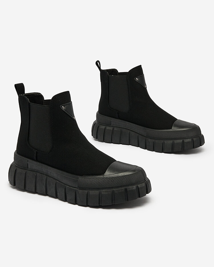 Royalfashion Schwarz Damen High Sneakers Nexeri