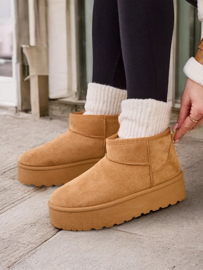 Royalfashion Kurze Damen Schneestiefel a'la Havale