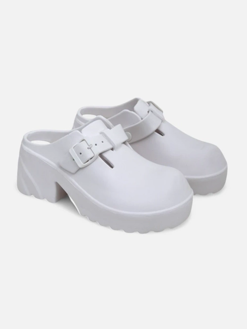 Royalfashion Жіночі гумові босоніжки на підборах Voxones