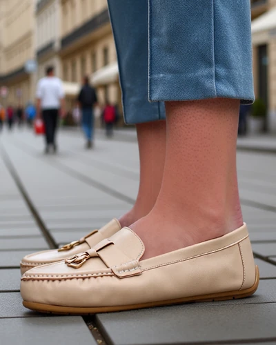 Royalfashion Matte Damenmokassins Timmone