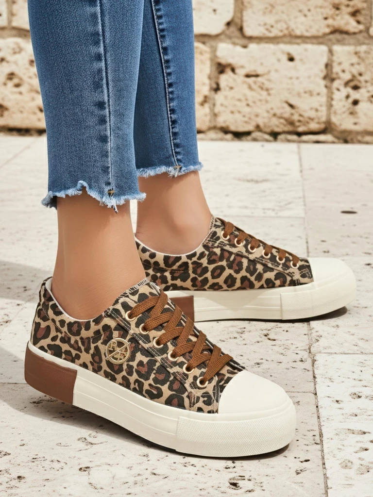 Pantheria Damen-Sneaker Aurelio Canvas