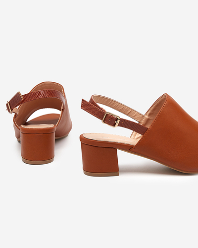 Босоніжки Camel жіночі на низькому стовпі Chonu - Взуття