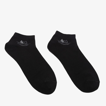 Чоловічі чорні шкарпетки до щиколотки - Нижня білизна