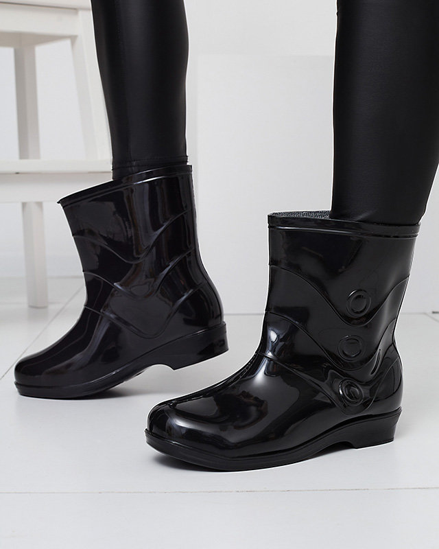 Чорні лаковані жіночі напівчеревики Relixa- Взуття