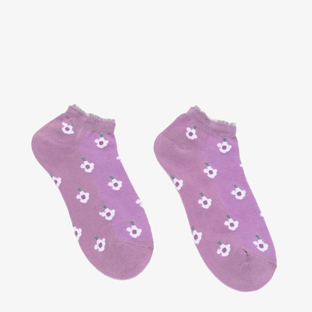 Фіолетові жіночі шкарпетки