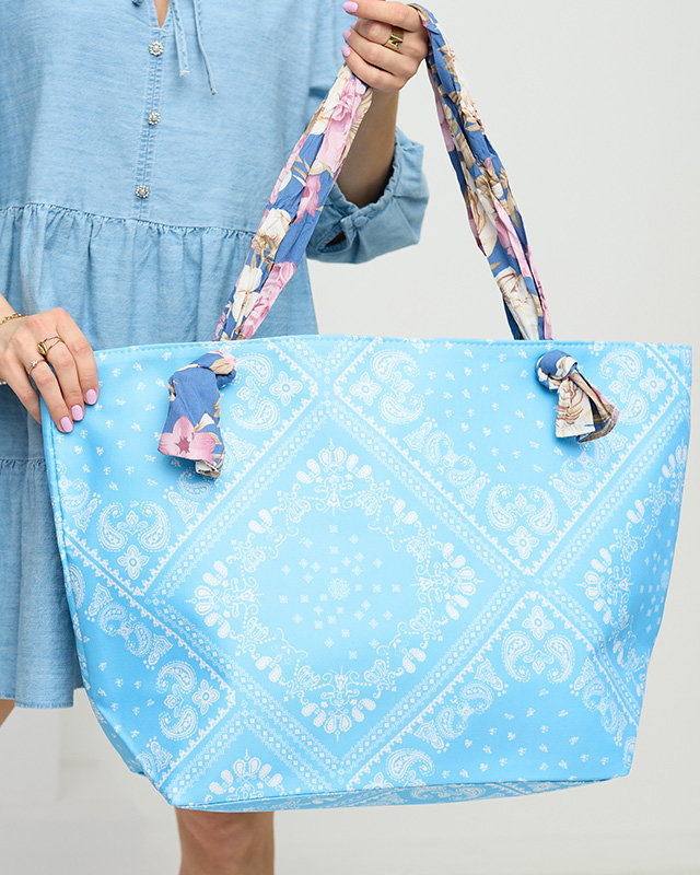 Синя велика пляжна сумка - Аксесуари