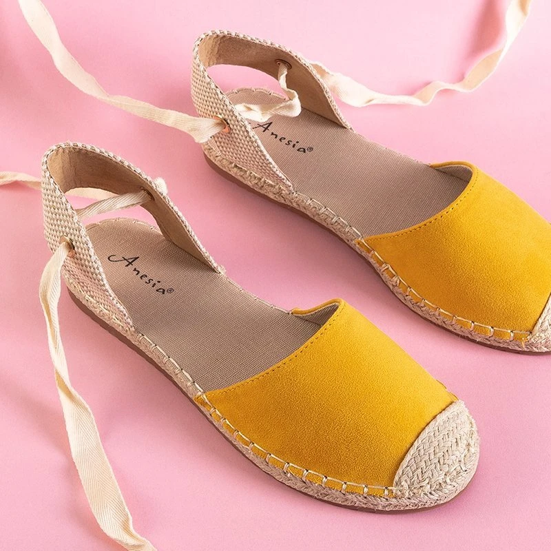 ВИХІД Жовті жіночі еспадрільї Edola - Взуття