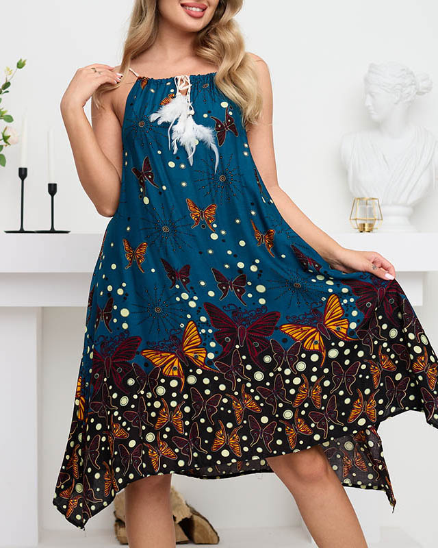 Жіноча літня сукня Blue Butterfly - Одяг