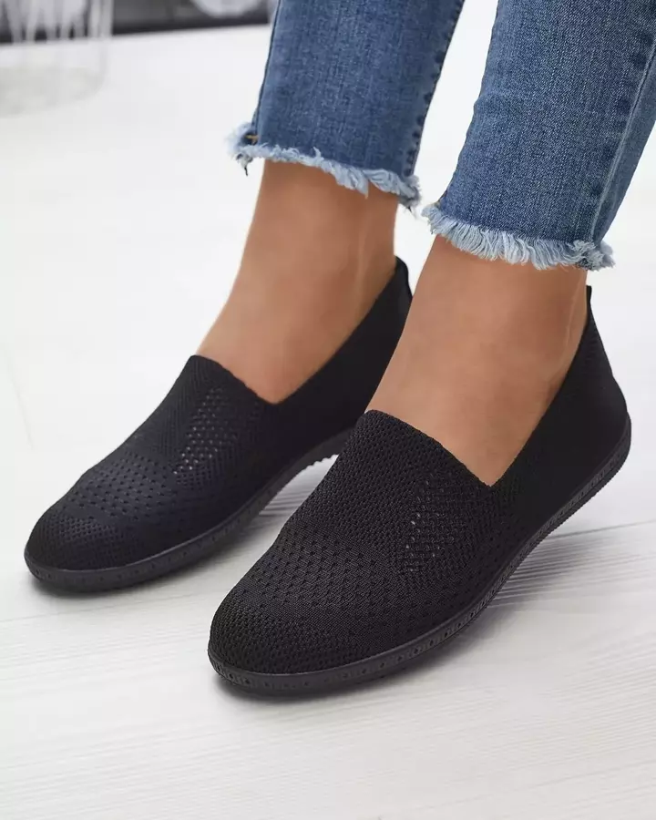 Чорні жіночі ажурні сліпони Kamiosa- Взуття