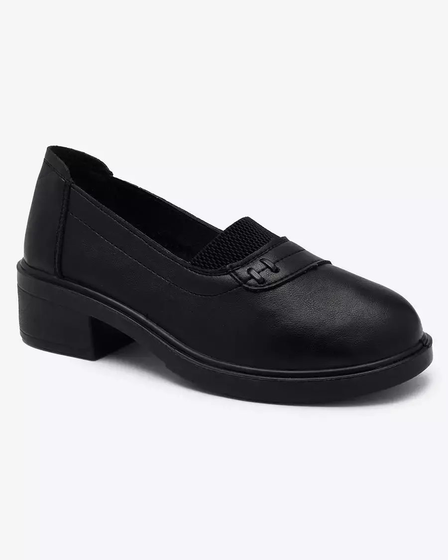 Чорні жіночі мокасини Nasannae - Взуття