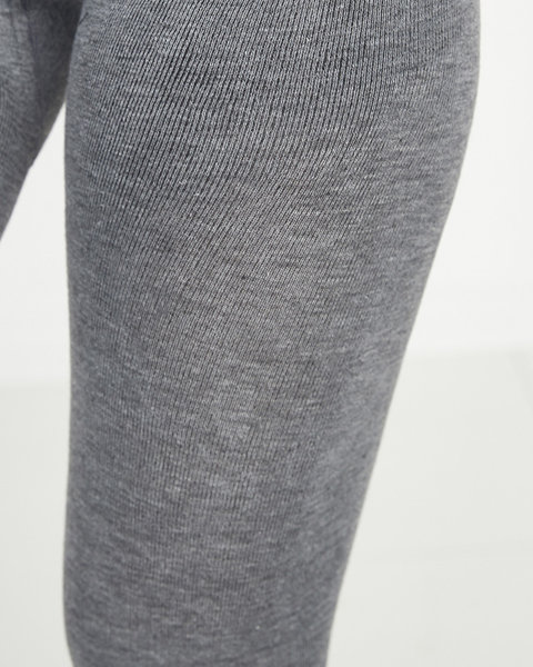 Колготки зимові жіночі світло-сірі PLUS SIZE- Underwear