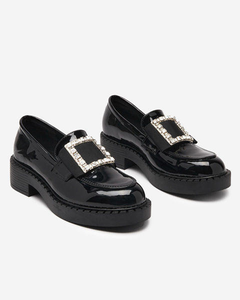 Лакові туфлі з чорною пряжкою Fogim - Взуття